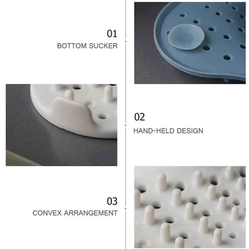 5PC Anti-Blocking Shower Hair Filter Stopper Strainer Kitchen Sink & Bathroom Floor Drain Cover Hair Catcher Deodorant Trap Plug