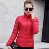 Giacca da Donna Calda in Piumino Giacca Leggera in Piumino da Donna Corta Slim con Collo Alto