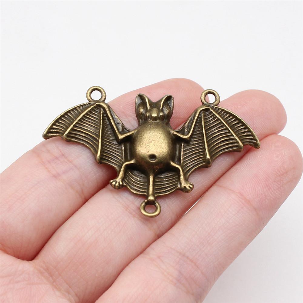 Charms Spider Halloween Bat Pendants Kids' Jewelry Materials QC119
