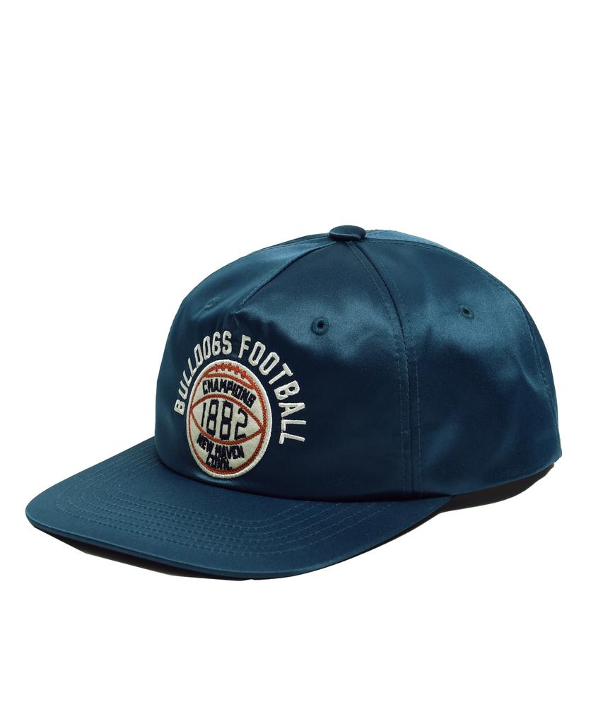 YALE 1882 Football Champions Satin Snap Cap_Green
