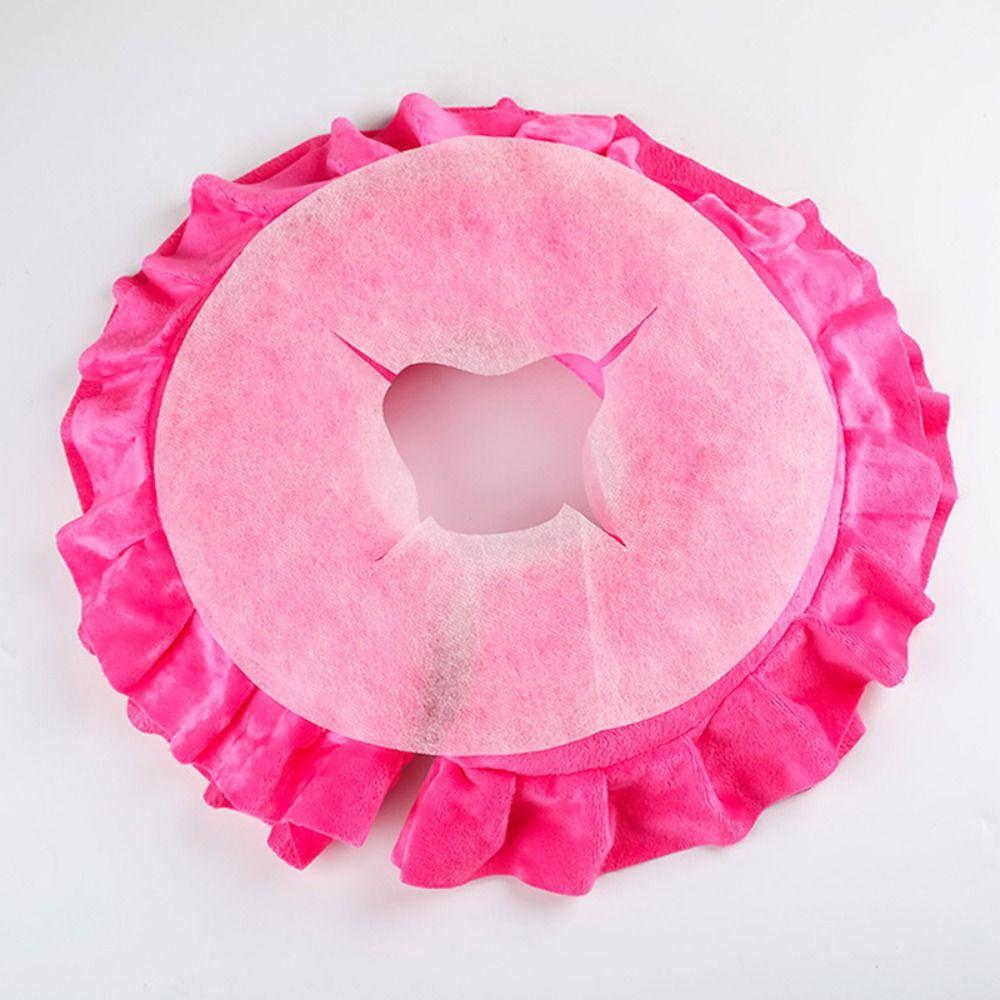 100Pcs Makeup Tool Massage Table Sheets Headrest Pads Face Pillow Cover  for Women Spa