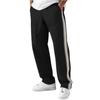 Men's Striped Casual Sweatpants Lightweight Drawstring Waist Gym Trousers