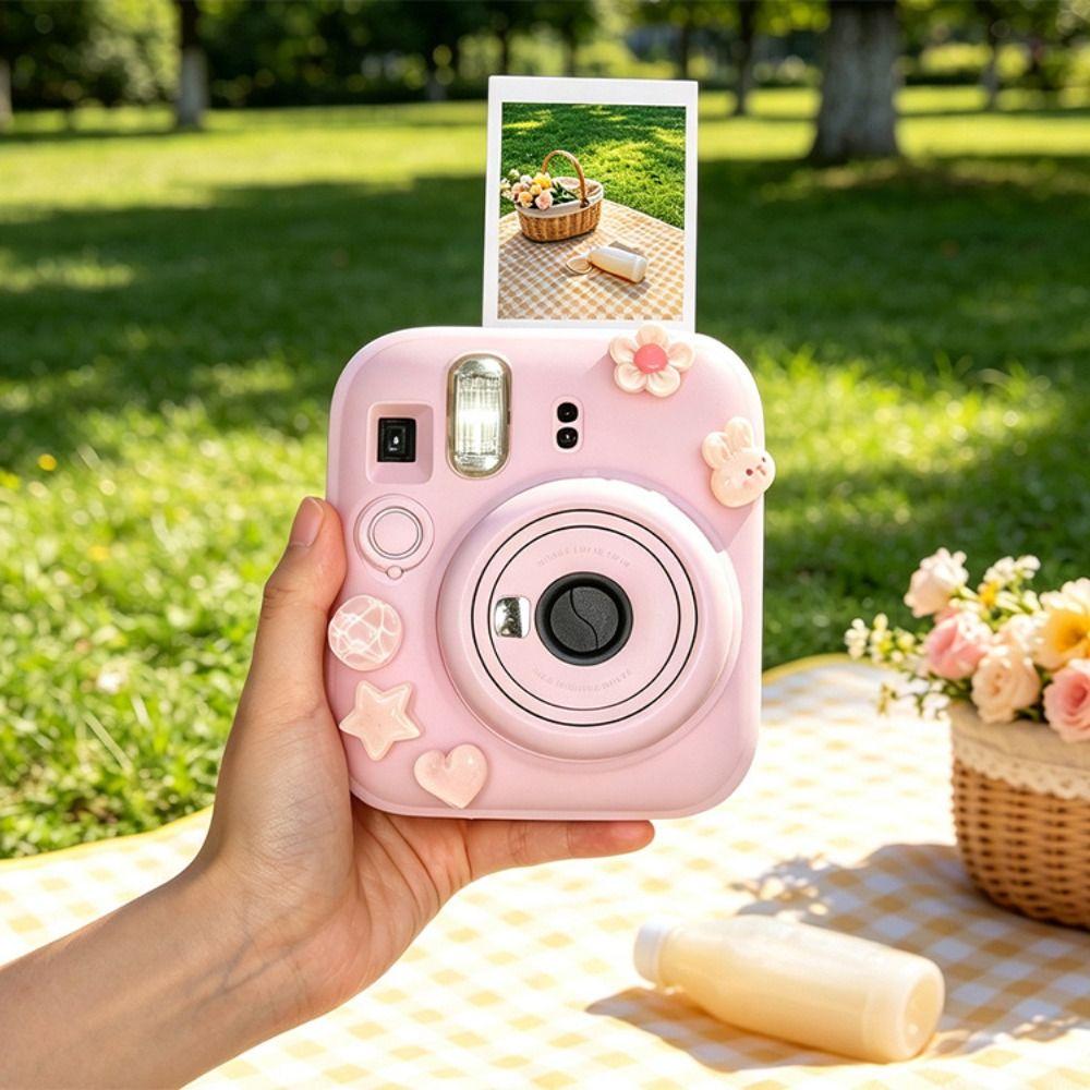 Soft Silicone Instant Camera Cover DIY Camera Case for Fujifilm Instax Mini 13 Travel Photography