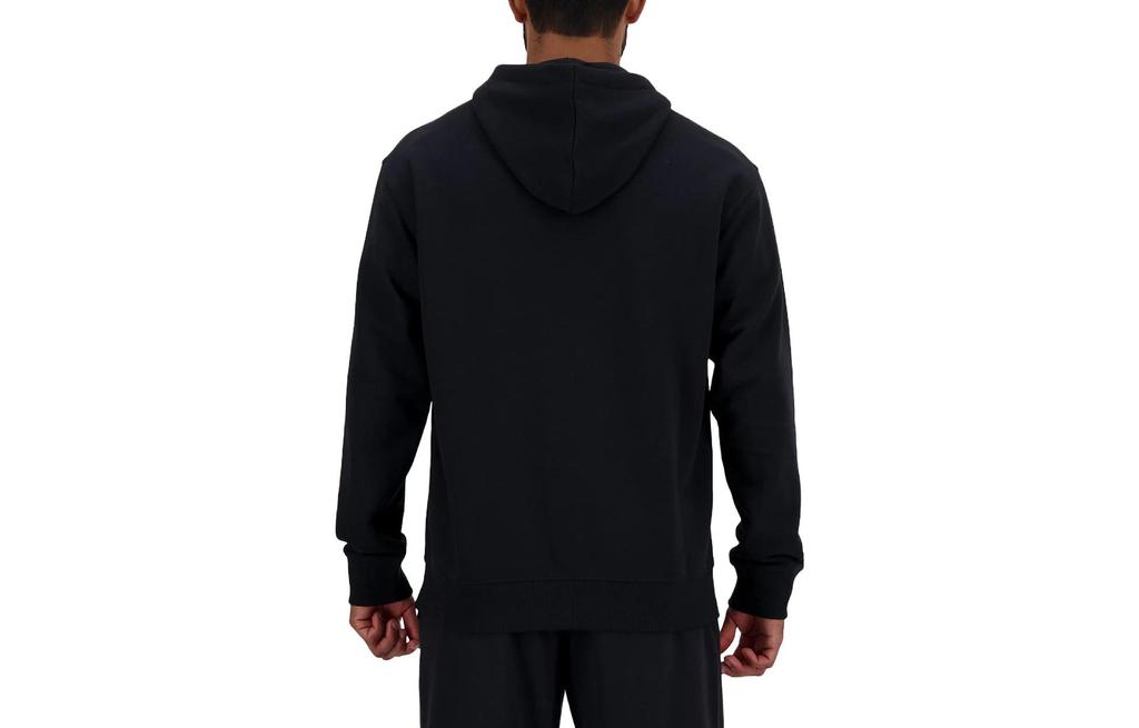 New Balance Logo Printed Drawstring Hoodie MT41501-BK