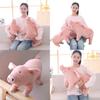Lovely Beach Pig Shaped Plush Toy With Cotton Filling In Four Sizes For Gift And Collectibles