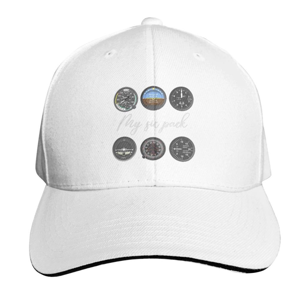Pilot Cockpit Airplane Six Pack Flight Intruments Cap Casual Baseball Caps Adjustable Hat Hip Hop Summer Unisex Baseball Hats