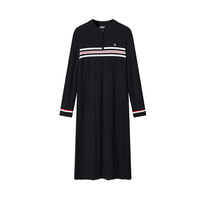 FILA Heritage Long Sleeved Dress Women's Legend Blue F11W548303FNV