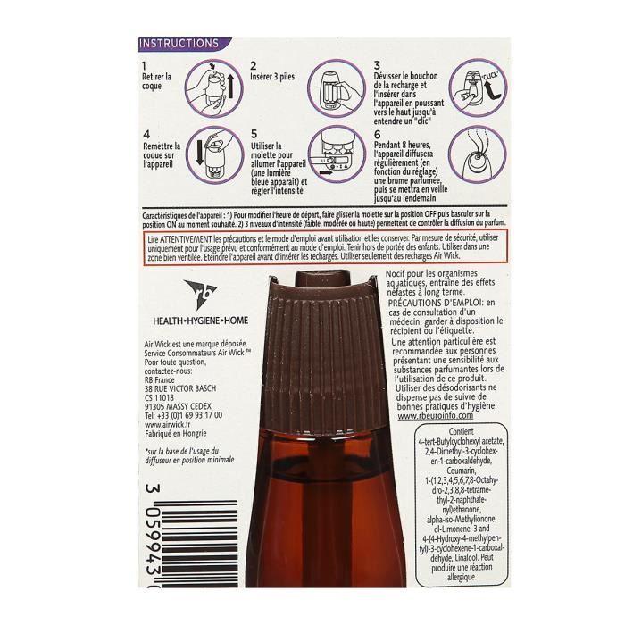 AIR WICK Essential Mist Recharger lavande - 20 mL