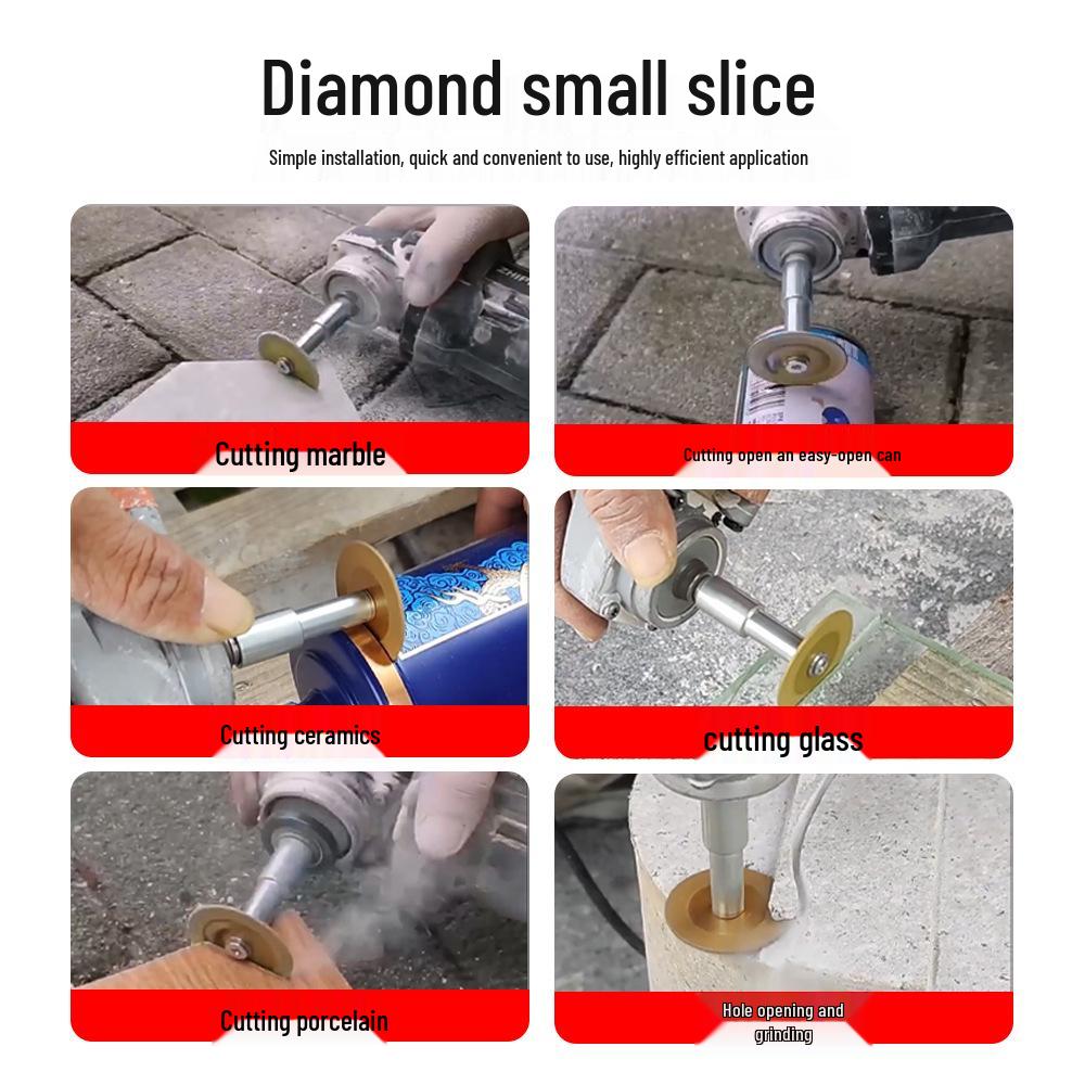 Carborundum Small Cutting Disc for Marble, Ceramic, Jade, and Tile Grinding