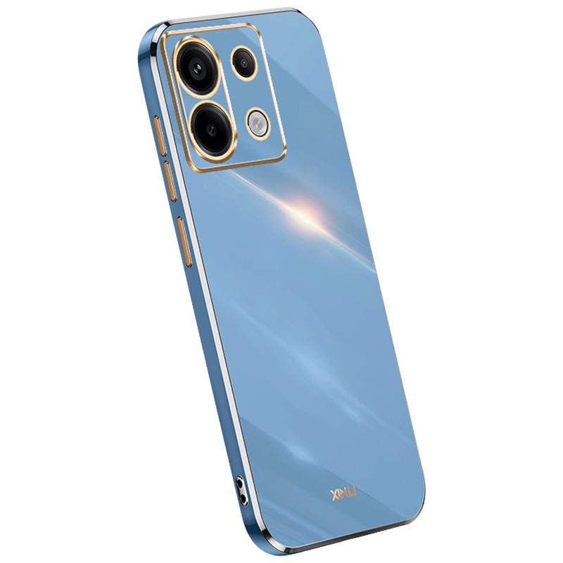 XINLI For Xiaomi Redmi Note 13 Pro 5G/Poco X6 5G Back Case Electroplating TPU Anti-scratch Phone Cover