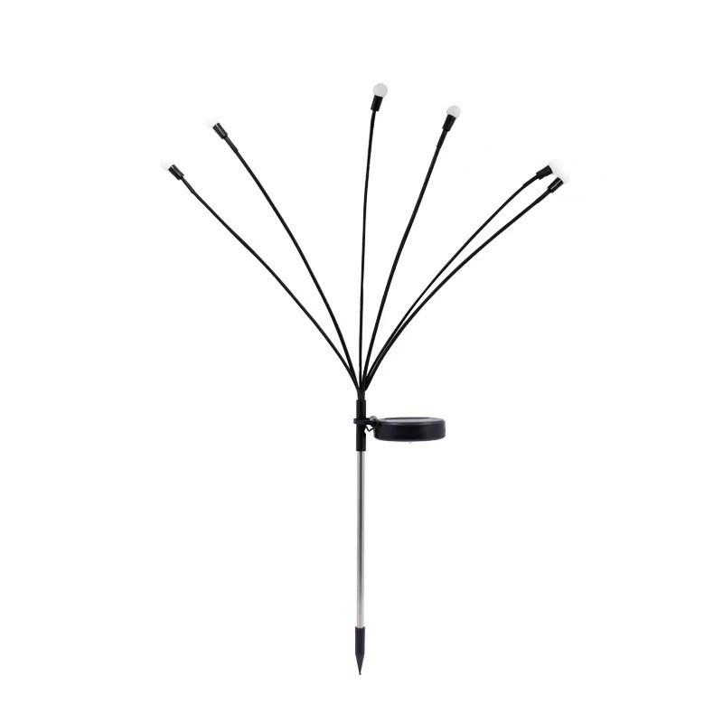 

Solar Firefly Lawn Lights: Outdoor Garden Atmosphere Decoration with Ground Insert White Light