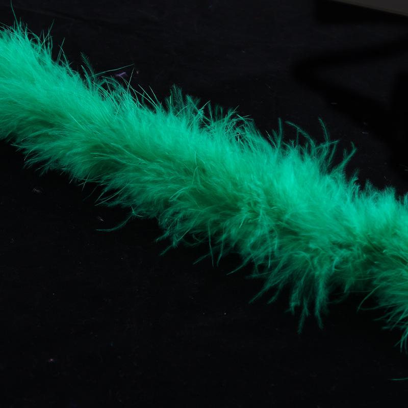 Encrypted Colored Turkey Feather Strips for DIY Decorations & Stage Costumes