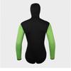 5mm Neoprene Wetsuit Snorkeling Diving Mens Two-Piece Warmth Suit Black Green