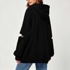 Women's Fashion Pullover Sweatshirt, Color Long Sleeve Neck Casual Top