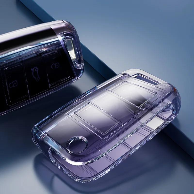 soft TPU Car Key case for Volkswagen VW Polo Golf 7 MK7 Transparent Remote cover for Skoda Octavia Combi SEAT Leon Ibiza CUPTRA