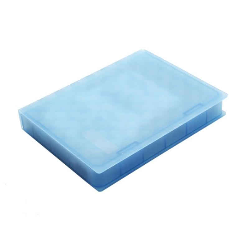 

Small 2.5 Inch Protective Storage Box Shockproof Box for Secure Data protections in Various Environment синій