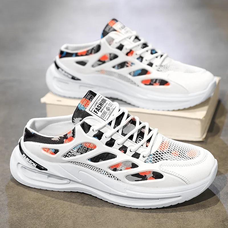 Fashion Fashion Men Casual Shoes Breathable Durable Comfortable Soft Flat Shoes Sweat-absorbing Non Slip Outdoor Lightweight Sneakers