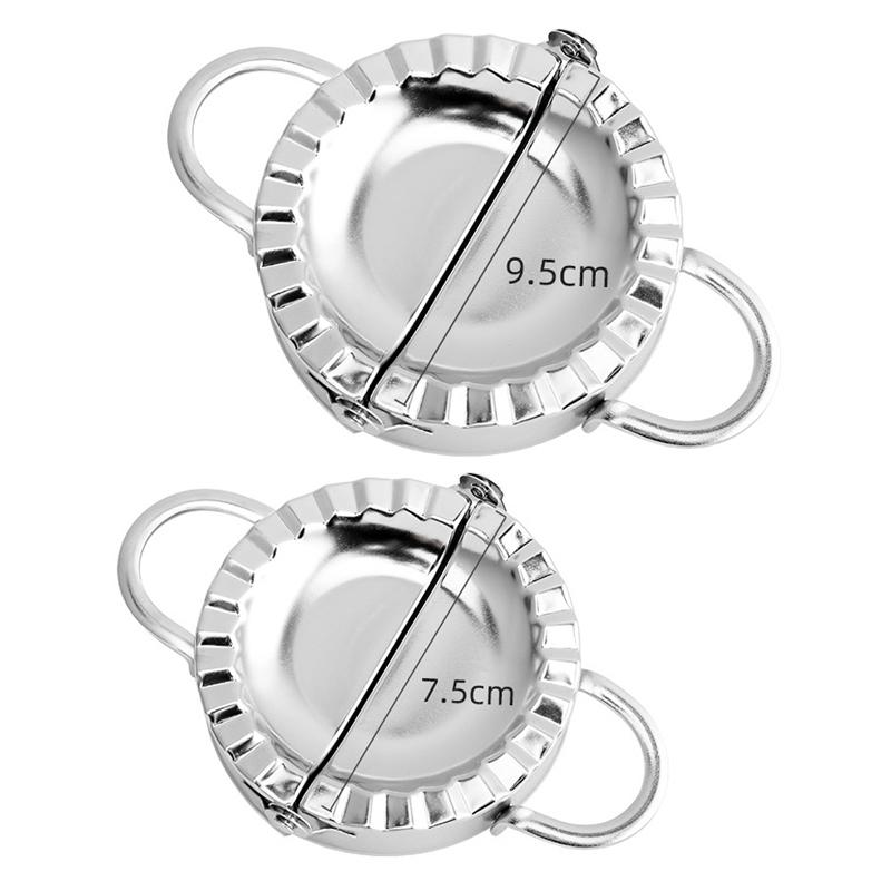 2Pcs Dumpling Mold Manual Dumpling Maker Press Empanadas Ravioli Maker Metal Dumplings Maker Pressing Tool Kitchen Accessories