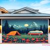 2D Plane, 1 Tent, Van, Flowers, Night Sky Pattern, Suitable for Indoor and Outdoor Celebrations