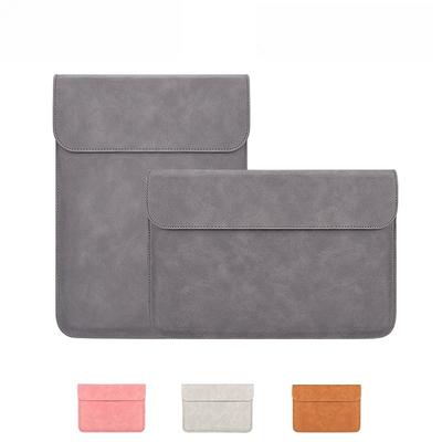 PU Leather Laptop Sleeve 13.3-15.4 Inch Business Protective Case for MacBook Notebook Tablet