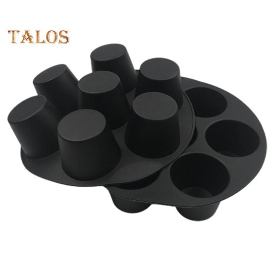 Formă de copt de 6/7/8 inch, 7 cești, Ustensile de copt, reutilizabile, sigure, ciocolată, cești universale pentru prăjituri, gadget de bucătărie