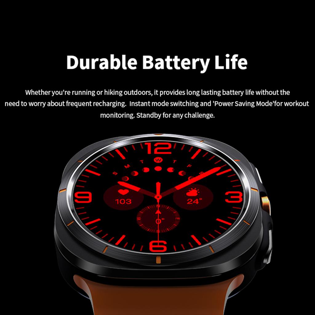 W7 1.43-inch AMOLED Screen Health Monitoring Smart Watch Waterproof Sports Smart Bracelet