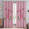 Cute Cartoon Animal Dinosaur Print Curtains 100% Polyester Bedroom Living Room Study Kids Room Decorative Curtains 2 Pieces