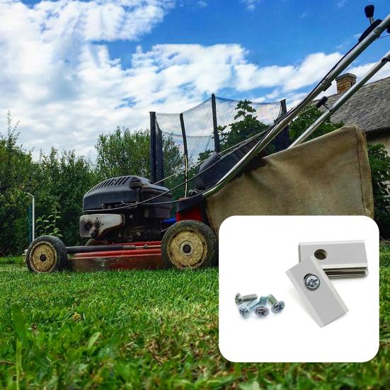 Yousheng 12/30Pcs Stainless Steel Lawnmower Blade for Worx Landroid Heavy Duty Universal Robot Lawn Mower Replacement Blade with Mounting Screws