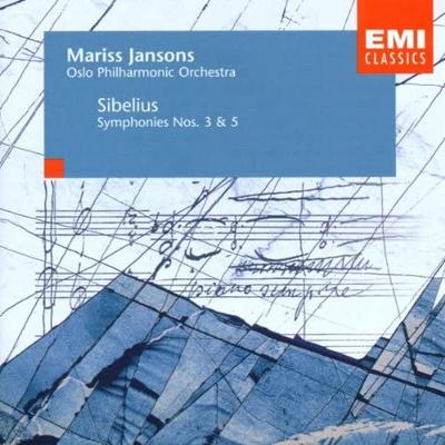 CD SIBELIUS / JANSONS - Sibelius;Symfonier 3 + 5 724355553324 EMI Classics 1996 Holland Klassisk Begagnad
