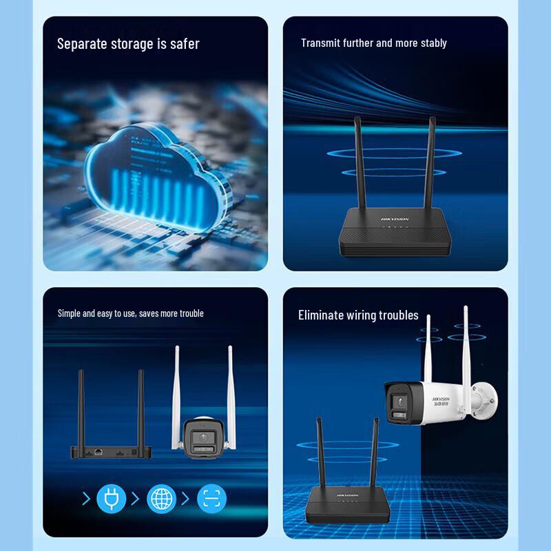 HIKVISION 8-Kanal Wireless NVR