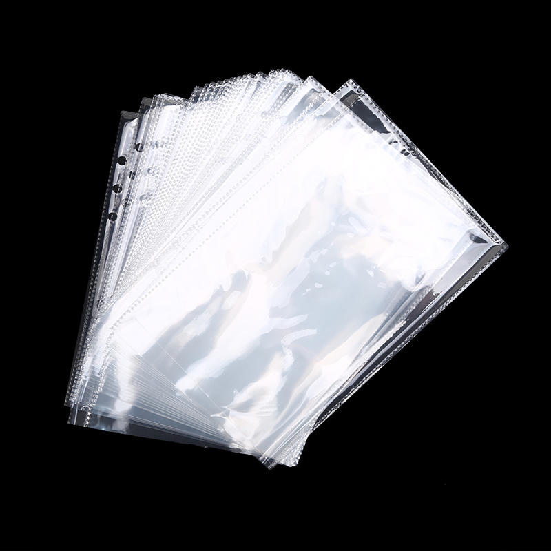 A5/A6 Loose Leaf Binder Cover Refillable Notebook Shell 25 Sheets Clear Binder Planner Inner Pages Protectors