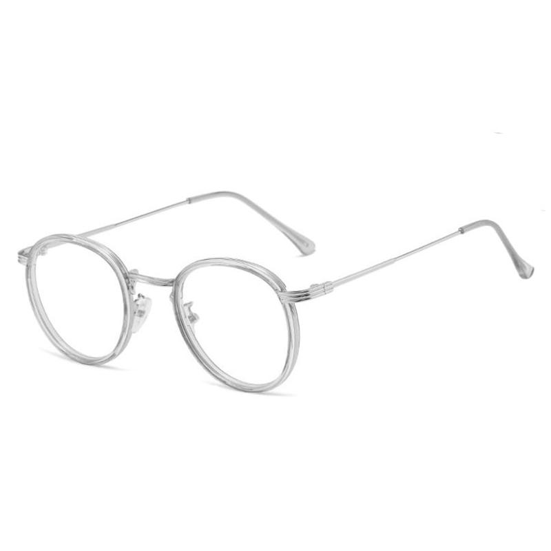 0 -0.5 -0.75 Bis -6.0 Rund Blaulichtblockierend Student Fertige Myopiebrille Damen Herren Klares Glas Korrektionsbrillen