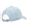 Calvin Klein  Allover Print Denim Baseball Cap, Large Contrast CK Monogram Embroidery Curved Brim Light Wash Vintage Casual Sun Hat 4G5048G-LHL