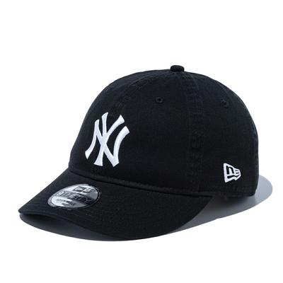 9THIRTY MLB NY 930 WASHED NEYYAN BLK WHI 25J Cap, Black, M/L,