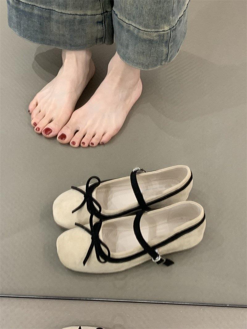 

Нежные балетки «Волшебный ветер» 2025 года, весна, французский сладкий розовый цвет с юбкой, увеличивающей рост изнутри, туфли Мэри Джейн 39 абрикосовый