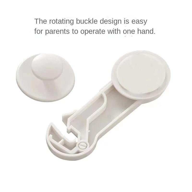 Multi-Purpose Baby Safety Locks, Easy Install Latches for Drawers, Cabinets & Fridge, No Drill Child Proof Locks for Home Furniture Protection
