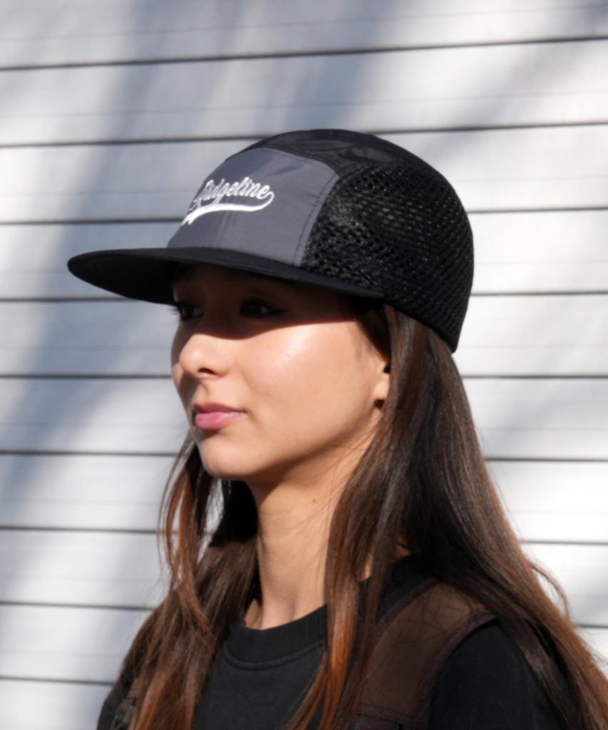 Lisjilain Oversized Two-Tone Mesh Nylon Camp Cap 103