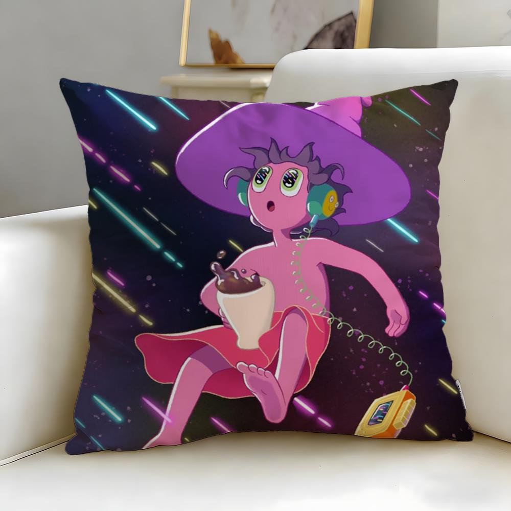 animated series The Midnight Gospel Cushion Cover Soft & Easy-Wash Pillow Case – Versatile for Couch, Bed, Travel and Office