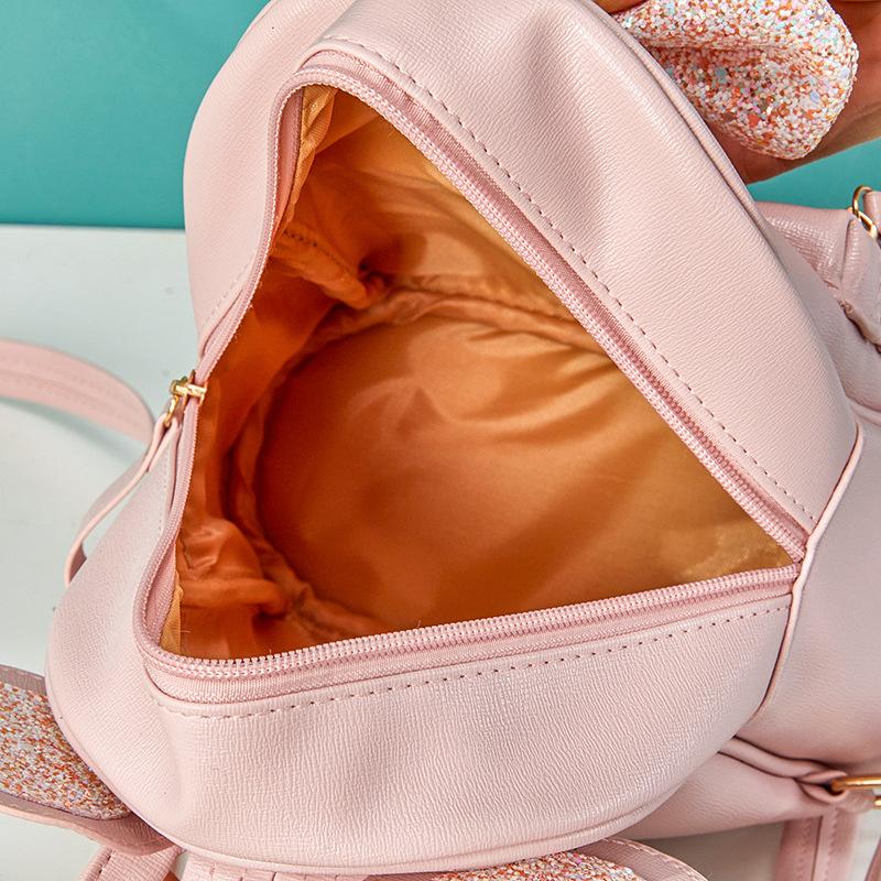 Little Girl'S Fashionable And Cute Multifunctional Backpack For Children'S Travel With Bowknot Suitable For Kindergarten And Toddlers