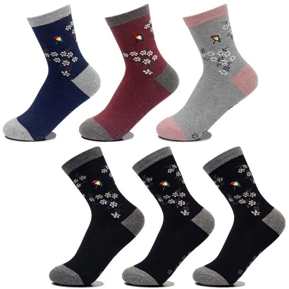 Arnold Palmer Non-slip Women's Mid-calf Socks 6 Pairs SL004 Women's Cotton Socks