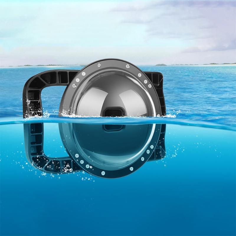 Dome Port for  9 Sport Camera Accessories, Waterproof Dome with 12 Pcs Anti-fog Inserts for  9  Underwater