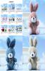 Charming Cartoon Bunny Plush Pendant Doll Perfect For Keychains And Bags