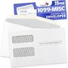 1099 MISC Tax Envelopes, Double-Window Security Envelope for 1099 Income Misc And 1099-R & DIV - INT, 1095 C Tax Form,5 5/8 Inch X 9 Inch, Gummed