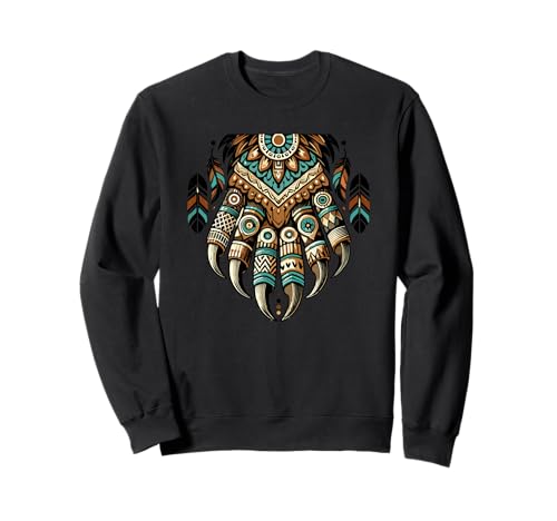 Native Heritage Month Proud Native American Bear Claw Sweatshirt