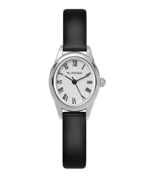 [Blancier] Blancier Leonie Серебряные Женские Часы из Кожи с Тиснением под Крокодила BW20915L-WRBK FREE