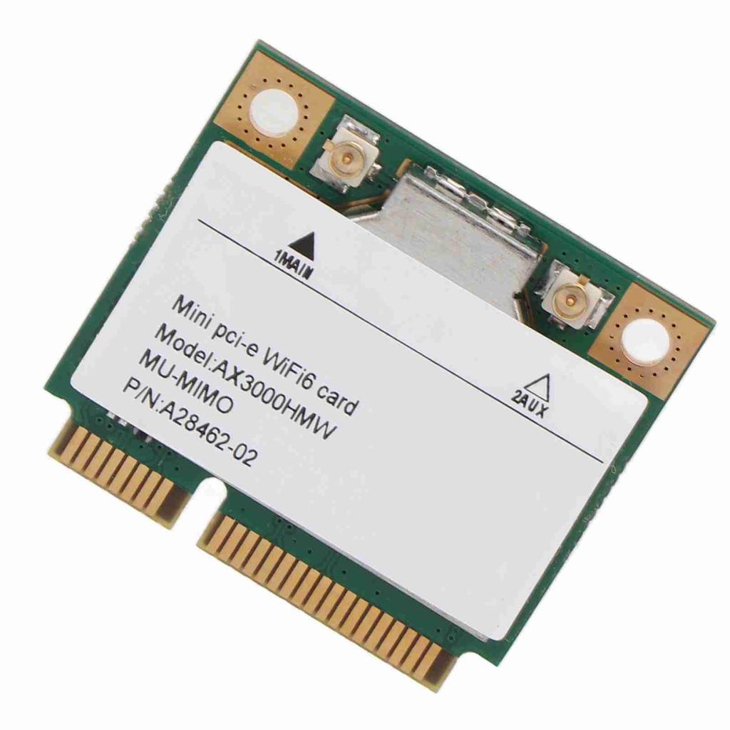 Mini PCIE Network Card Wifi6 3000Mbps High Speed Wireless Wifi Card 802.11ax Ac 2.4G 5Ghz Network Card Adapter