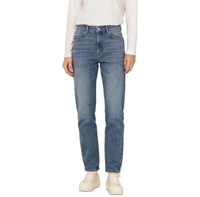 Only Emily Stretch Straight Ankle Fit Dot308 High Waist Jeans