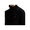 Polo Ralph Lauren Small Pony Logo Embroidered High Neck Knitted Wool Sweater Men Sweater Black 710777848-001