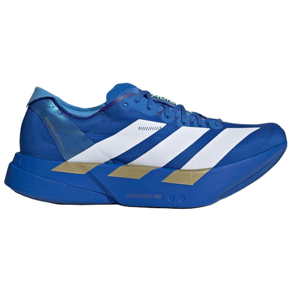 Adidas Adizero Adios Pro 4 Rebound Abrasion Resistant Slip Resistant Marathon Racing Running Shoes Men's Blue JP6622