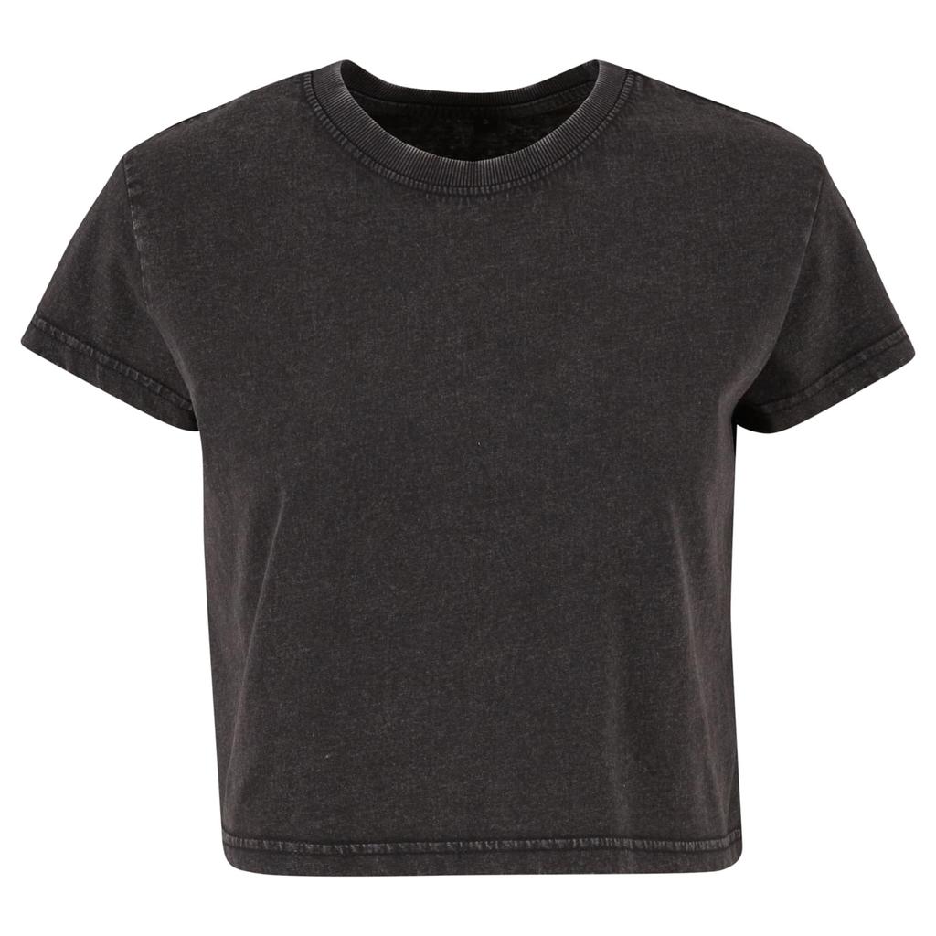 Build Your Brand Womens/Ladies Vintage Cropped T-Shirt